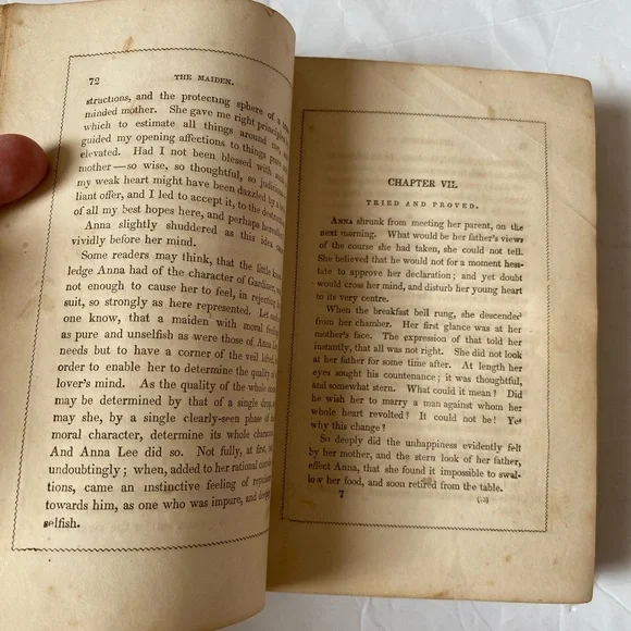 The Three Eras Of A WOMAN’S LIFE By T. S. Arthur 1858